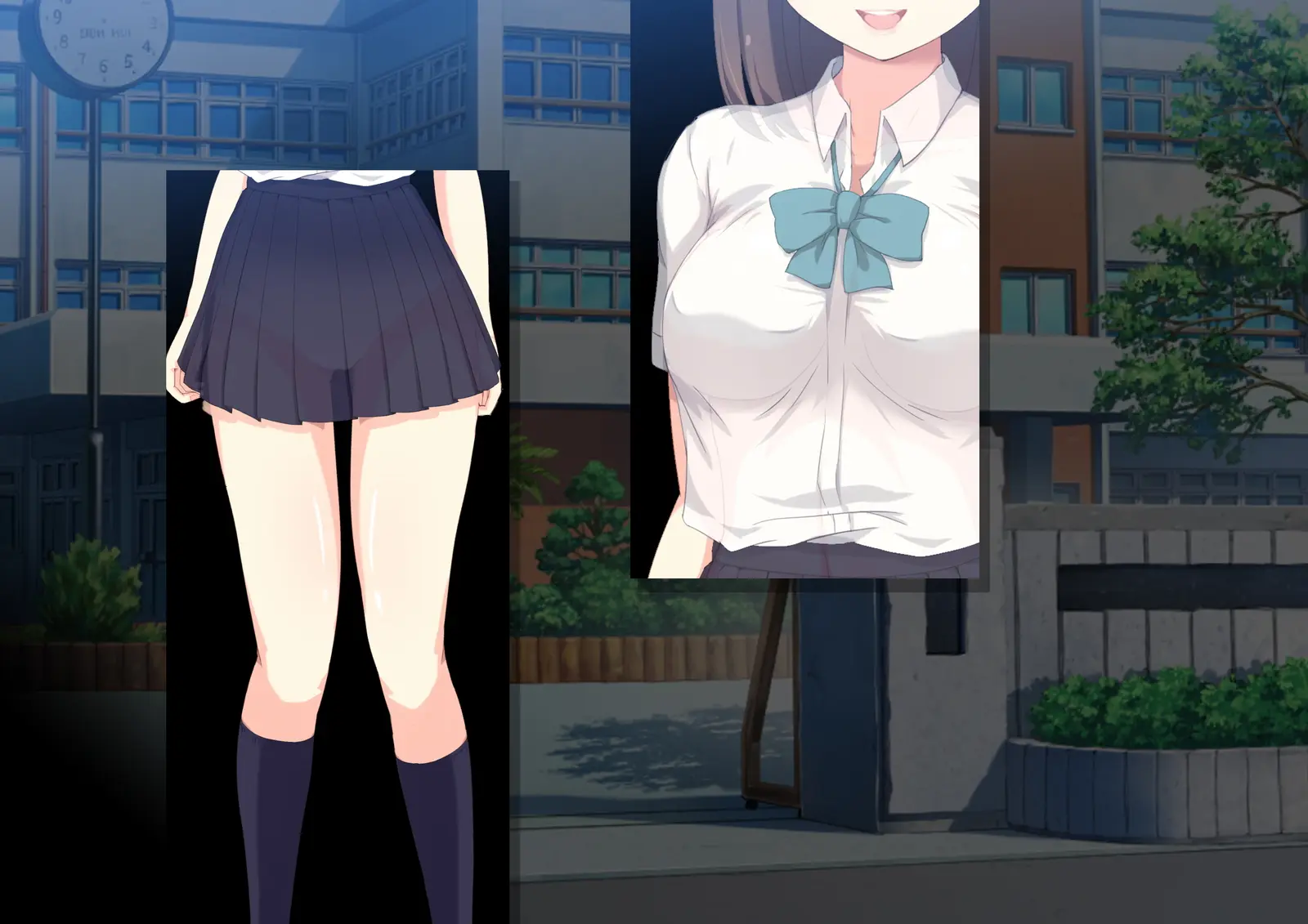 Daremo Inai Bokou Wa JK To Ore No Sex Himitsu Kichi | 아무도 없는 모교는 여고생과 나의 섹스 비밀기지